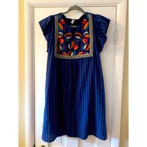 L Love Embroidered Dress